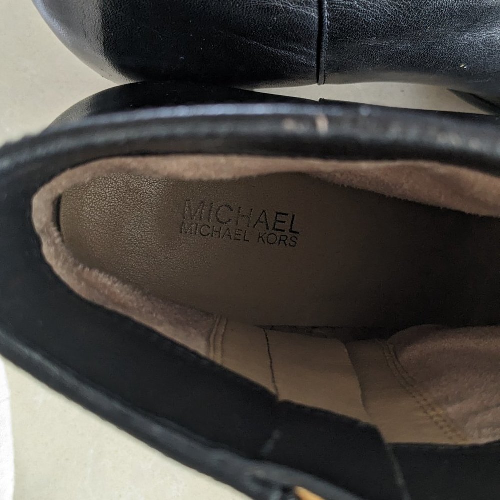Michael Kors Black Leather Boots - Picture 14 of 15